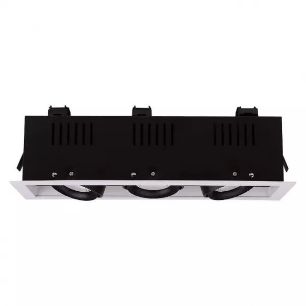 MIIDEX - &CADRA SPOT CARDAN 230V 3 X 10W 24� 3000K BLC ORIENT (76349)