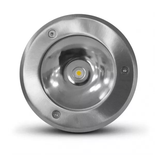 MIIDEX - &ETNA VINTAGE SPOT LED ENCASTRABLE SOL 3W 4000K IP67 ROND INOX 316L (707010)