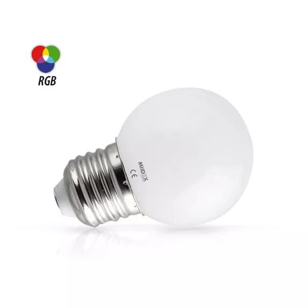 MIIDEX - &LED 1W BULB E27 RGB DEPOLI BOITE (76151)