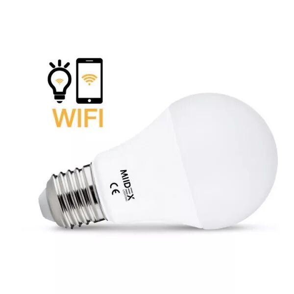 MIIDEX - &LED 9W BULB E27 WIFI 4000K DIM BOITE (738892)