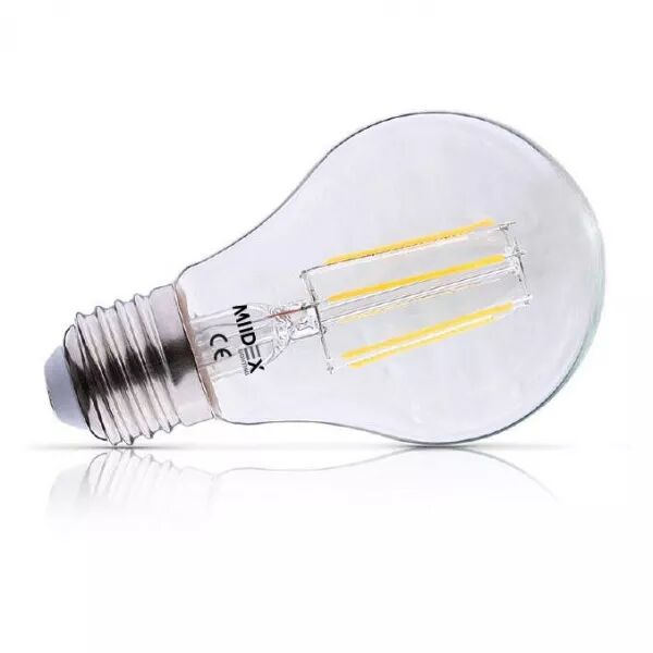 MIIDEX - &LED FIL COB BULB E27 8W 4000K CLR BLISTER X3 (71451)