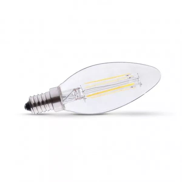 MIIDEX - &LED FIL COB FLAMME E14 2W 3000K BLISTER X2 (71221)