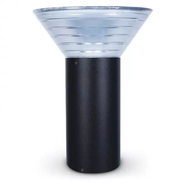 MIIDEX - &SUNNY COUPOLE POTELET SOLAIRE CONIQUE 9V 380MM 4W 3000K NOIR IP65 (70904)