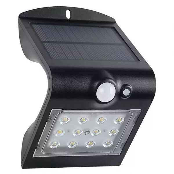 MIIDEX - &SUNNY VIGNE APPL SOLAIRE 1,5W 4000K NOIR IP65 + DETECT IR (70471)