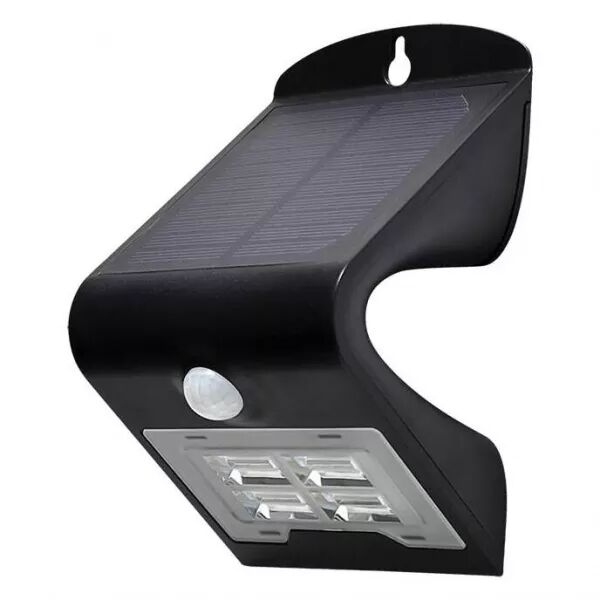 MIIDEX - &SUNNY VIGNE APPL SOLAIRE 2W 4000K NOIR IP65 + DETECT IR (70473)