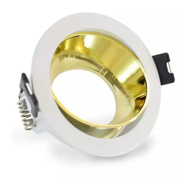 MIIDEX - &SUPPORT SPOT DIAM 80MM DORE ROTATIF ORIENT BASSE LUMINANCE (7729)