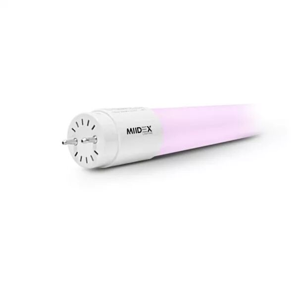 MIIDEX - &TUBE LED T8 1200MM 18W 85-265V PINK L/N MEME COTE (X10) (759620)