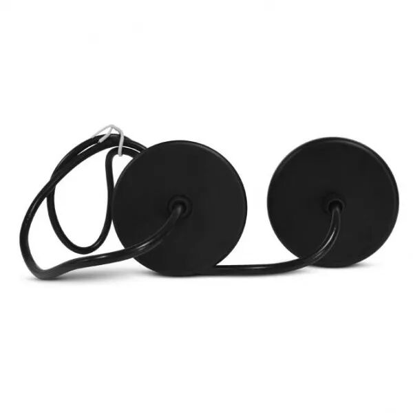 MIIDEX - ACACIA PATERE AVEC CABLE SUSPENSION SPOT SAILLIE GU10 CYLINDRE NOIR (68031)