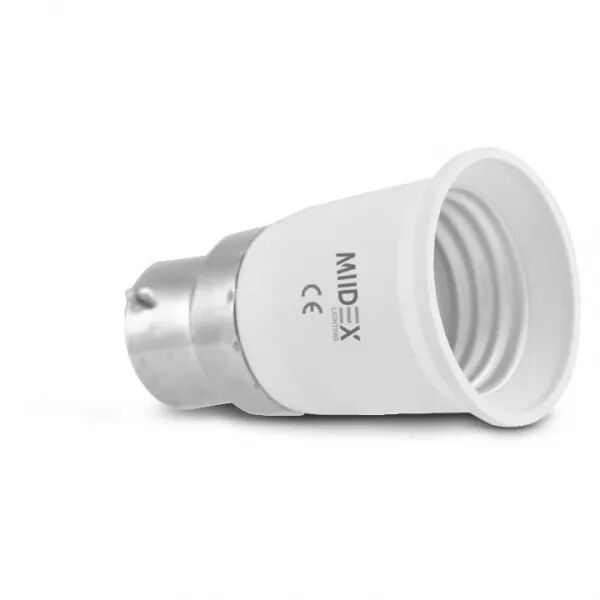 MIIDEX - ADAPTATEUR BASE CULOT B22 VERS E27 (73990)