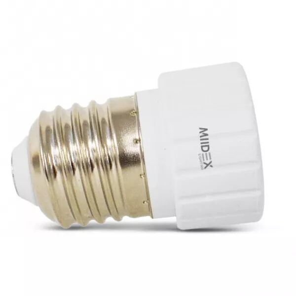 MIIDEX - ADAPTATEUR BASE CULOT E27 VERS GU10 BLISTER (739871)