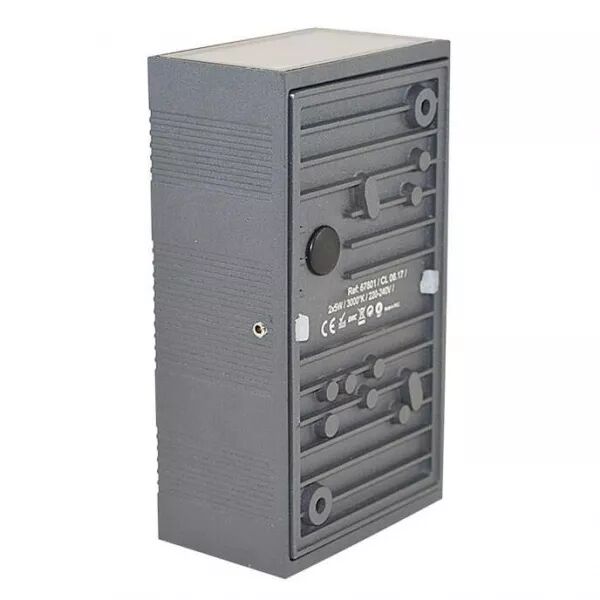 MIIDEX - ALBANA RECT APPL 2 X 5W 3000K GS ANT IP54 (67801)