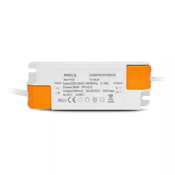 MIIDEX - ALIM  LED  CC  38 W 1050mA 50 VDC (77702)