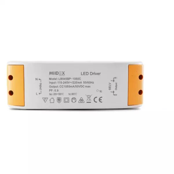 MIIDEX - ALIM  LED  CC  45 W 1050mA 50 VDC (77701)