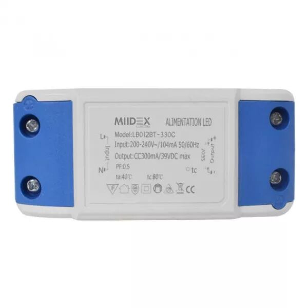 MIIDEX - ALIM LED  39VDC 12W 300 mA (77562)