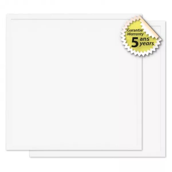 MIIDEX - ANDROMEDE PLAFONNIER BACKLIT 595x595MM 36W 4KK DALI/PUSH 5ANS PACK 2 (100383)