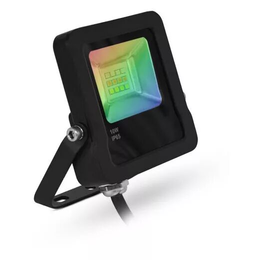 MIIDEX - ARCHEO SLIM  RGB II PROJECT 10W NOIR IP65 + TELECOMMANDE HF (100184)