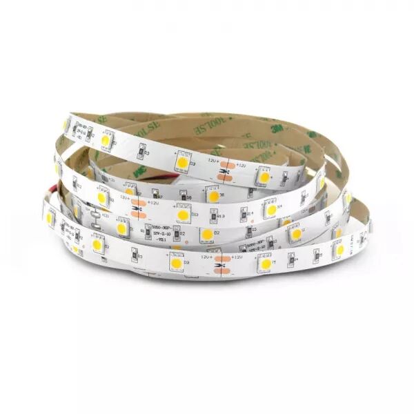 MIIDEX - BANDEAU BLC 2700K 5M 30LED ET 7,2W/M IP20 12V (75051)