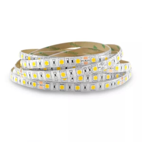 MIIDEX - BANDEAU BLC 3000K 5M 60LED ET 14.4W/M IP65 24V PU (75166)
