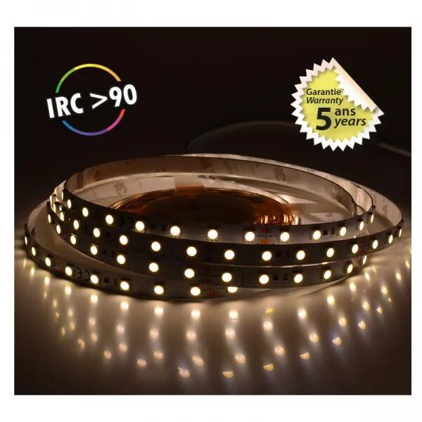 MIIDEX - BANDEAU BLC 4000K 5M 60LED 10,5W/M IP20 12V BOITE 5ANS (751654)