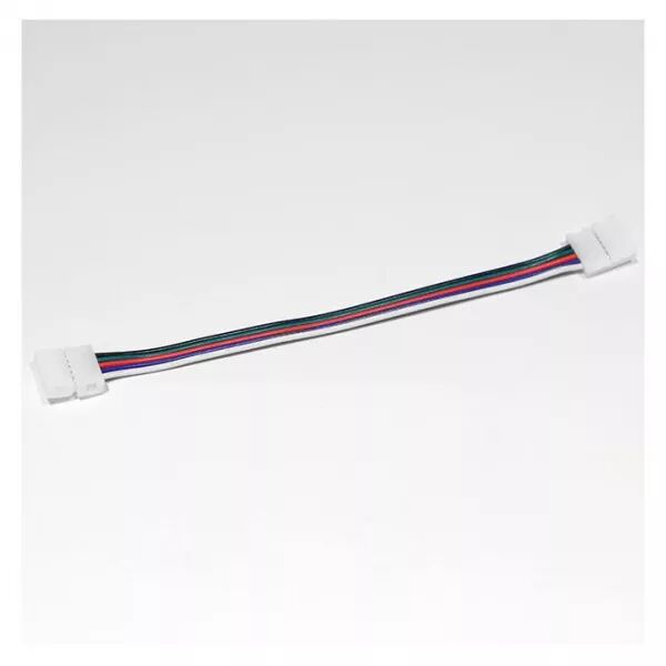 MIIDEX - BANDEAU CONNECT DROIT D/F AVEC CABLE PR BANDEAU RGB+W IP20 10MM (100898)