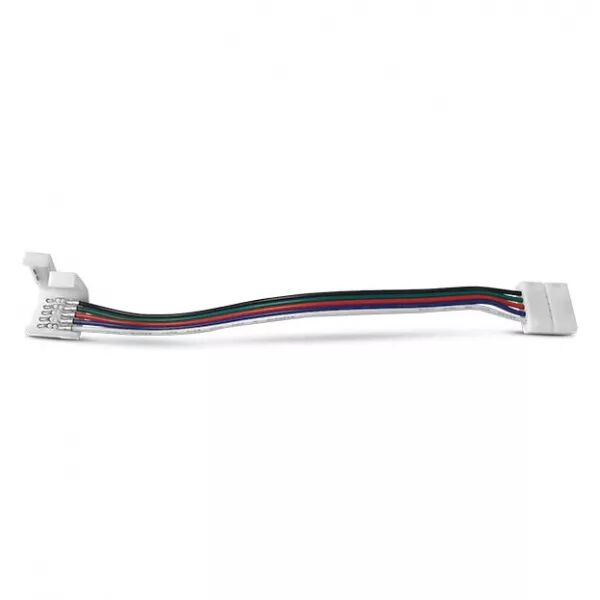 MIIDEX - BANDEAU CONNECT DROIT D/F AVEC CABLE PR BANDEAU RGB+W IP20 12MM (100879)