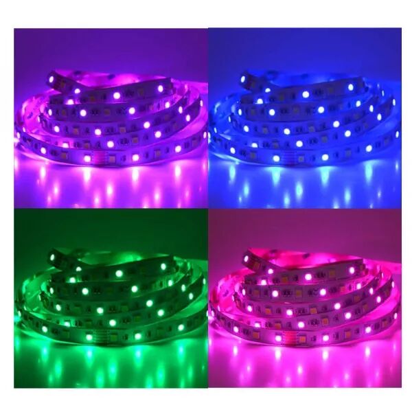 MIIDEX - BANDEAU COULEURS + BLC 5M 60LED ET 14,4W/M IP20 12V (75110)