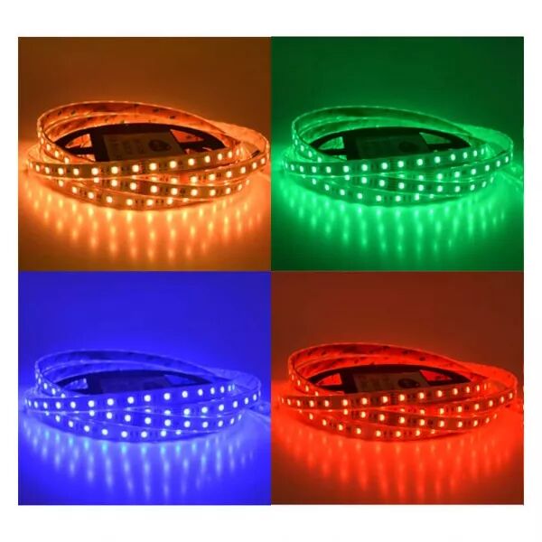 MIIDEX - BANDEAU COULEURS + BLC 5M 60LED ET 14,4W/M IP67 12V SILICON (75111)