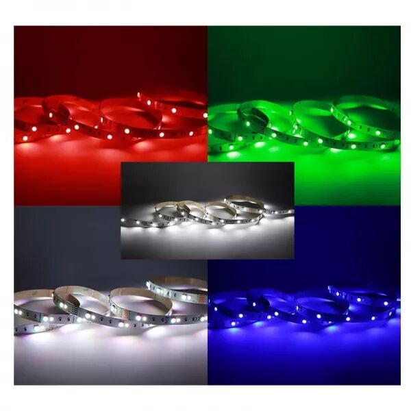 MIIDEX - BANDEAU RGB + BLC 5M 60LED ET 9W/M IP20 24V (100425)