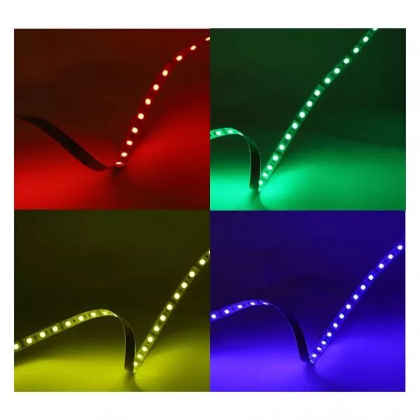 MIIDEX - BANDEAU RGB 5M 60LED ET 9W/M IP54 12V SILICONE (100416)