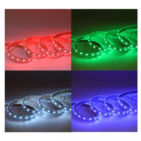 MIIDEX - BANDEAU RGB 5M 60LED ET 9W/M IP67 24V TUBE SILICONE (100432)