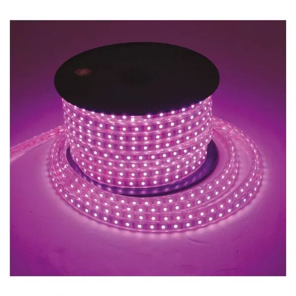 MIIDEX - BOBINE 5050 50M 8W/M ROSE IP65 + ALIM (749834)