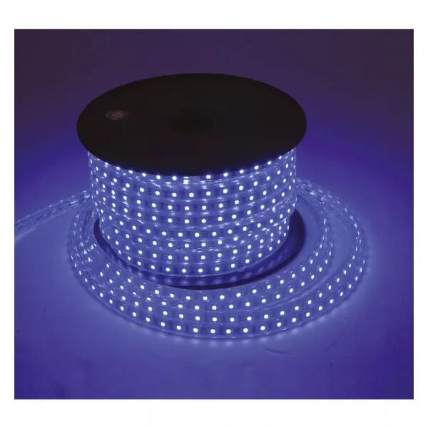 MIIDEX - BOBINE LED  5050  50 M 8W/M 230 V IP65   BLEUE + ALIM (749831)
