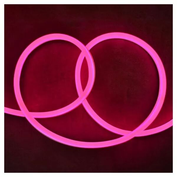 MIIDEX - BOBINE NEON FLEX 50M 8W/M 27 X 15MM ROSE IP65 + ALIM (749808)