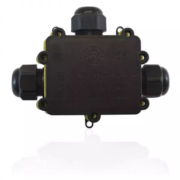 MIIDEX - BOITE DE DERIVATION ETANCHE 3 ENTREES IP68 (7231)