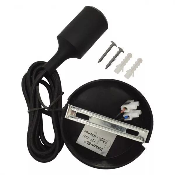 MIIDEX - BUTTERFLY E27 DOUILLE SILICON + CABLE 2M NOIR (5001)