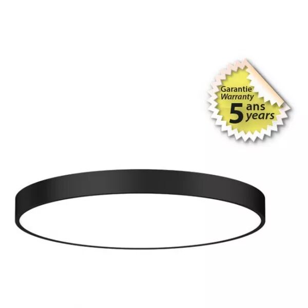 MIIDEX - CIRCLE HUBLOT DIAM 400MM NOIR 40W 4000K IP40 IK07 5ANS (400026)