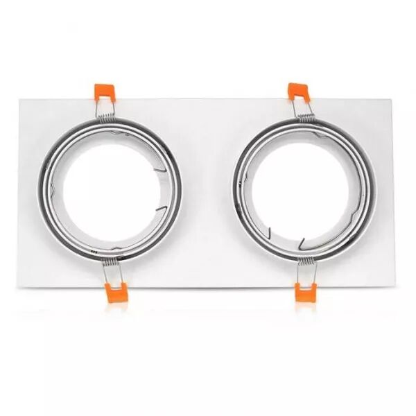 MIIDEX - COLLERETTE CARRE DECLIPS SUPPORT DE SPOT 360 X 180MM DOUBLE BLC ORIENT (77171)