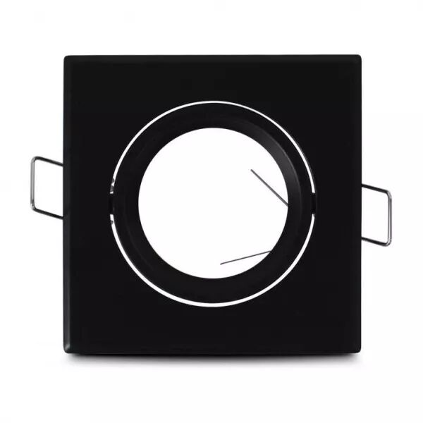 MIIDEX - COLLERETTE CARRE SUPPORT DE SPOT 84 X 84MM NOIR ORIENT (77060)