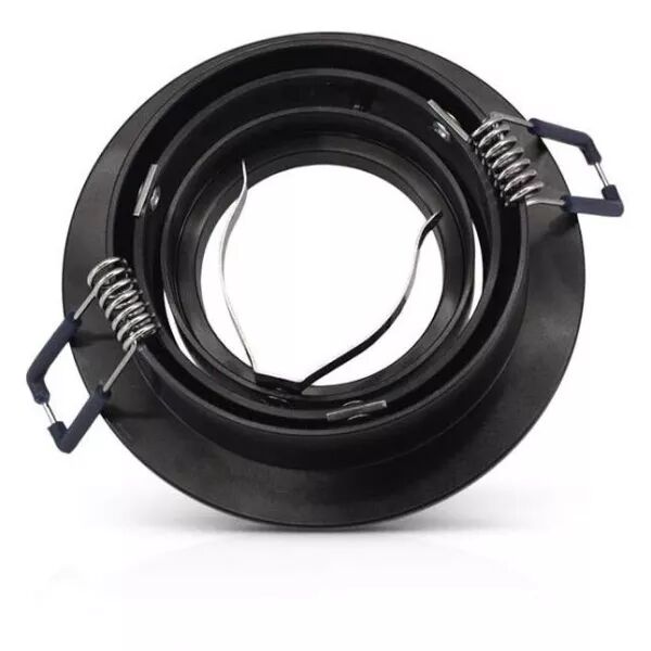 MIIDEX - COLLERETTE DECLIPS SUPPORT DE SPOT DIAM 92MM ALU NOIR ORIENT (77120)