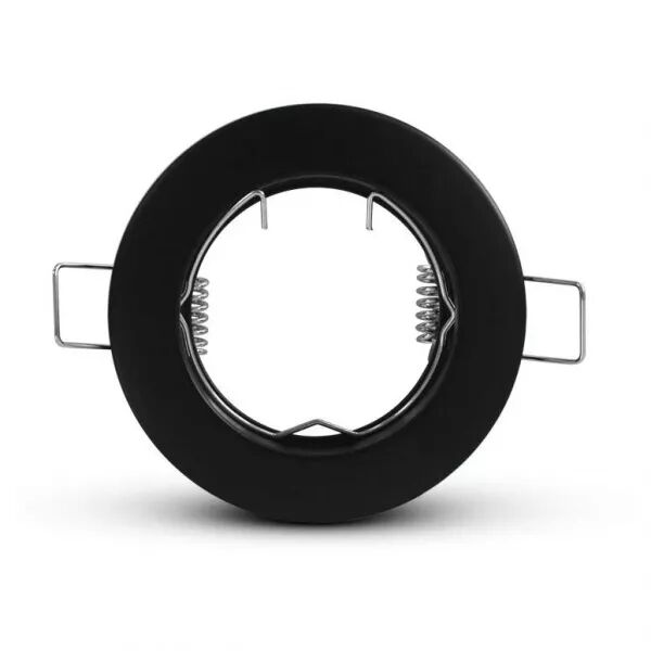 MIIDEX - COLLERETTE SUPPORT DE SPOT DIAM 78MM NOIR FIXE (77090)