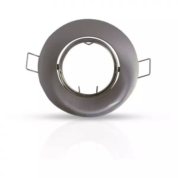 MIIDEX - COLLERETTE SUPPORT DE SPOT DIAM 92MM ARGENT ORIENT (7703)