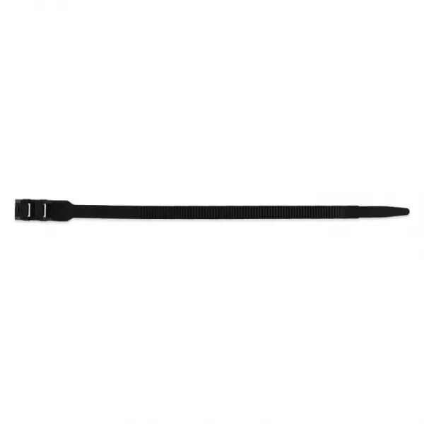 MIIDEX - COLLIER DE SERRAGE DOUBLE 9 X 260 NOIR PACK DE 100 (X1) (9711)