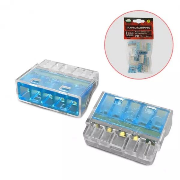 MIIDEX - CONNECT RAPIDE 5 FILS RIGIDE POLYBAG PACK DE 20  (72221)