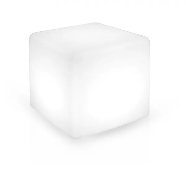 MIIDEX - CUBE RGB LUMINEUX IP44 + TELECOMMANDE 40X40X40  (60011)