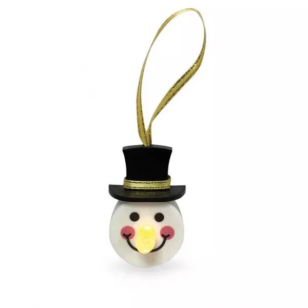 MIIDEX - DECORATION SAPIN LED BONHOMME DE NEIGE BOITE PACK DE 12 (X 1) (6567)