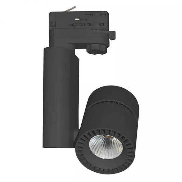MIIDEX - DETENTE SPOT LED SUR RAIL 28W NOIR 3000K IP40 (8320)