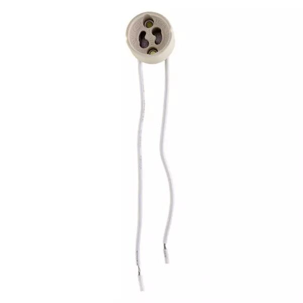 MIIDEX - DOUILLE CERAMIQUE GU-10 CL1 + CABLE PACK DE 25 (73997)