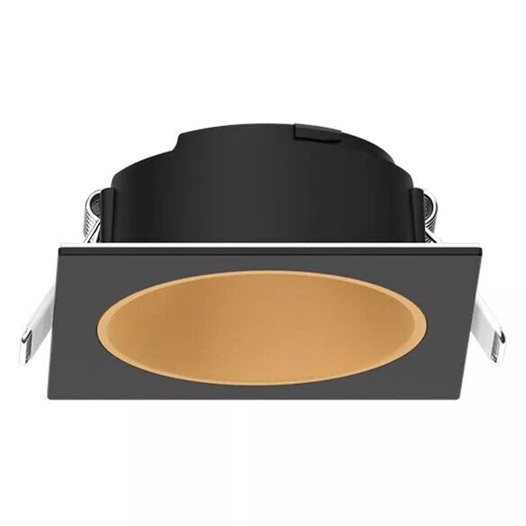 MIIDEX - ECLAT CCT II COLLERETTE BASSE LUM CARRE/ROND NOIR + INTER DORE (100293)