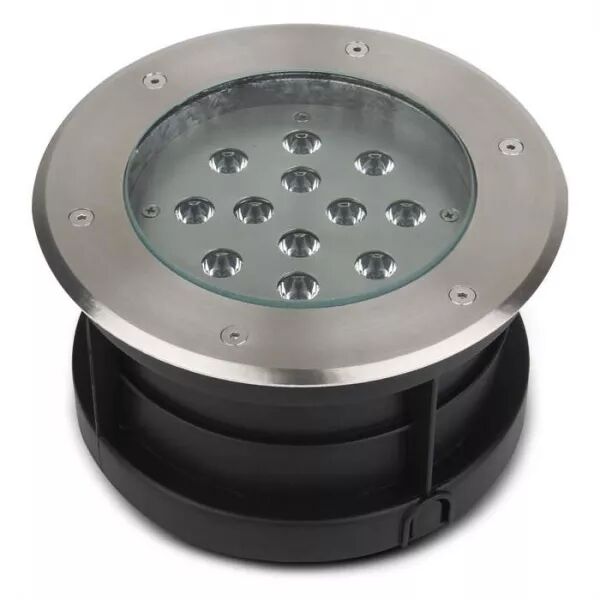 MIIDEX - ETNA SPOT ENCASTRABLE DIAM 210MM 12W 3000K IP67 INOX 316L (677935)