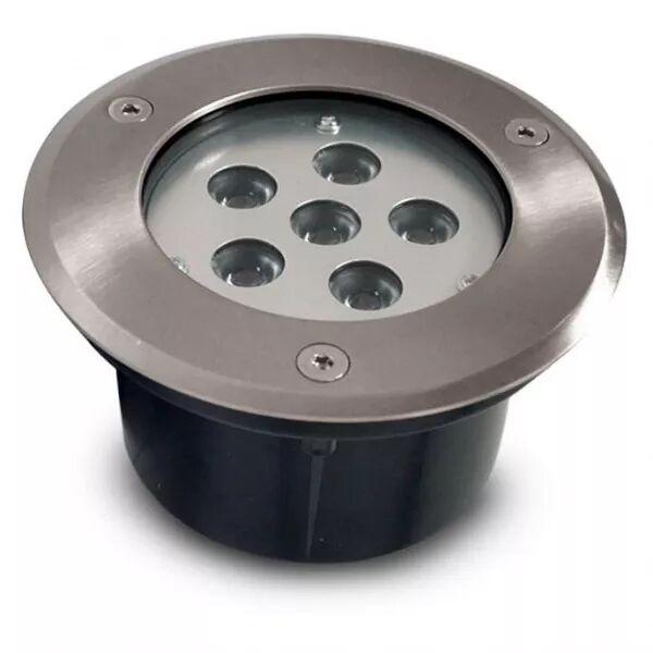 MIIDEX - ETNA VINTAGE SPOT LED ENCASTRABLE SOL 6W 4000K IP67 ROND INOX 304 (70681)